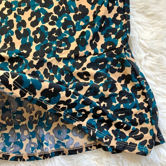 NWT Jude Connally Delilah Cheetah Print Peplum Top - Picture 7 of 15